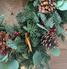 Load image into Gallery viewer, Christmas Wreath Making Workshop - Wilson + Bay (Penhow) 08/12/24 - FINAL PAYMENT